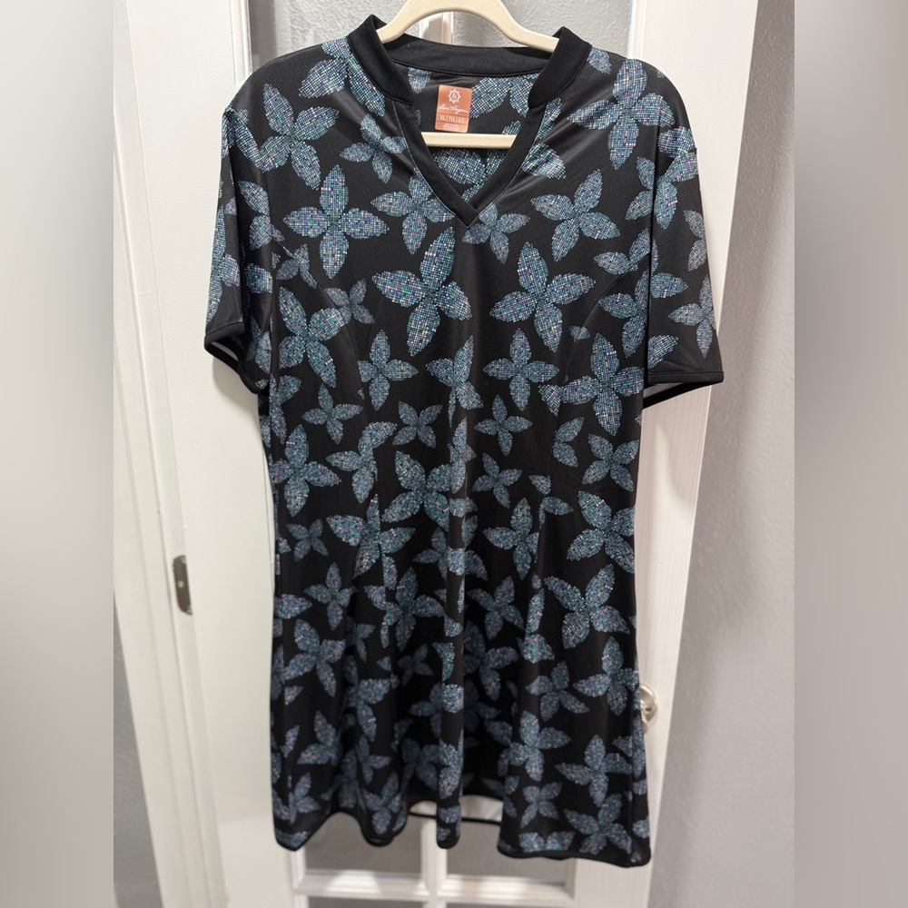 NWT Ben Hogan Women's Pixel Floral Dress - Picture 1 of 9